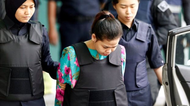 حضور متهمان ترور برادر رهبر کره شمالی در صحنه جرم