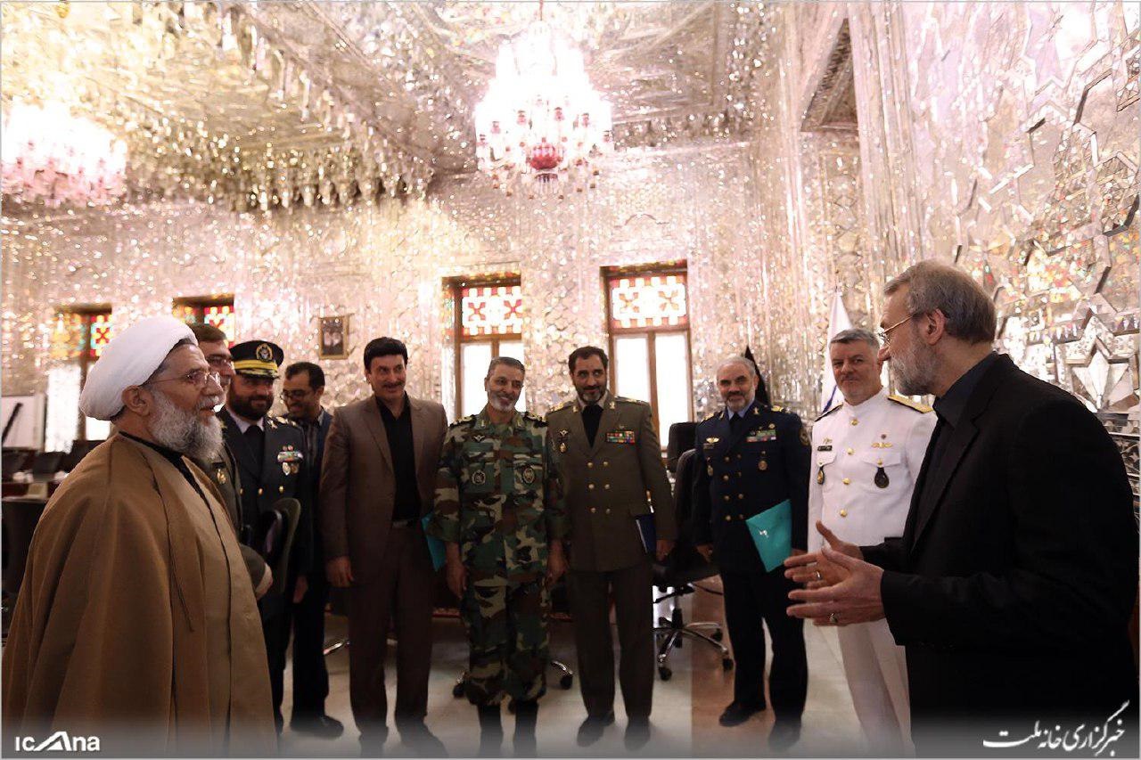 میزبانی لاریجانی از فرماندهان جدید ارتش