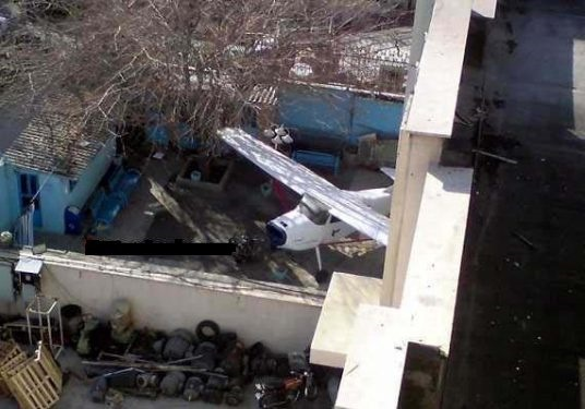 (تصویر) پارک هواپیمای ایران‌ایر در حیاط یک تهرانی!