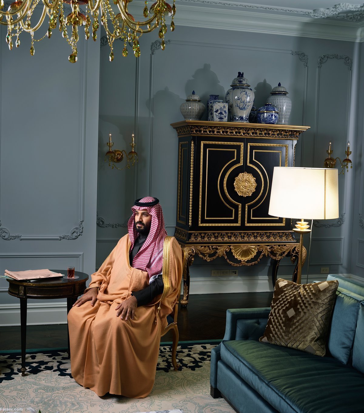 (تصاویر) «پرنس سعودی» روی مجله تایم
