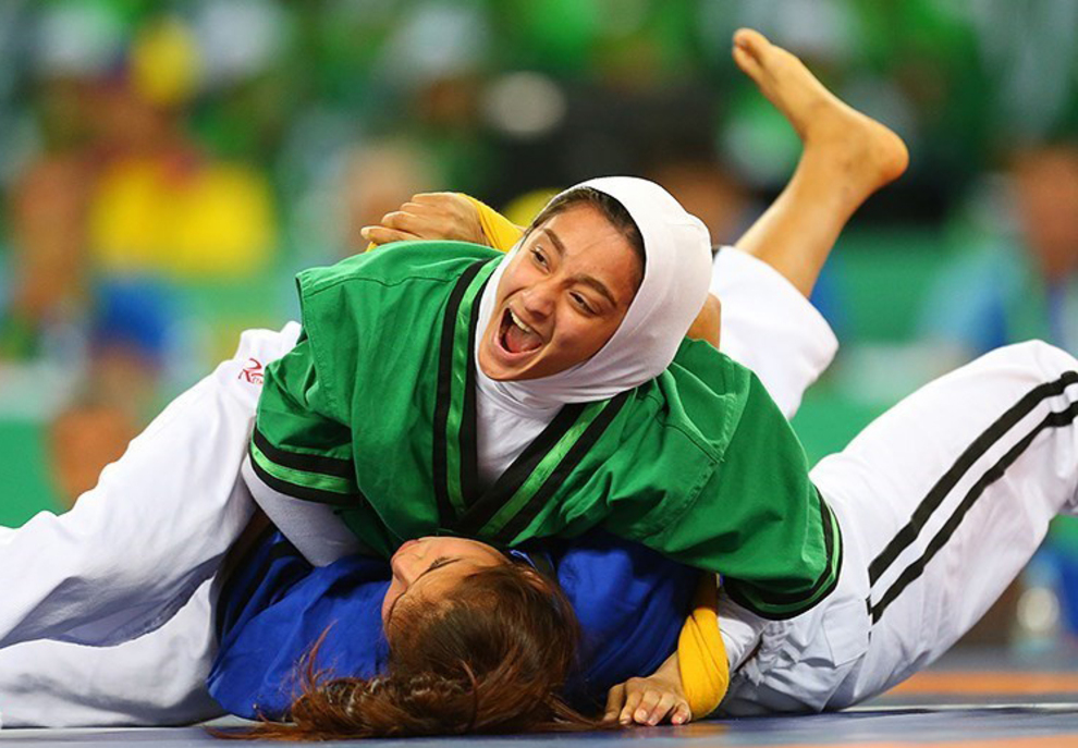 (تصاویر) درخشش دختران کشتی‌گیر ایران