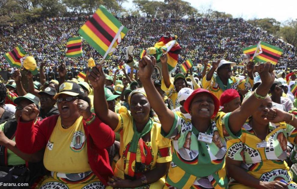 سخنرانی موگابه در روز استقلال زیمباوه در سال دو هزار و سیزده 