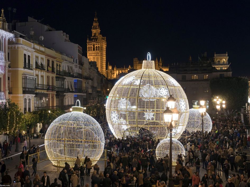 افتتاحیه کریسمس در اسپانیا 