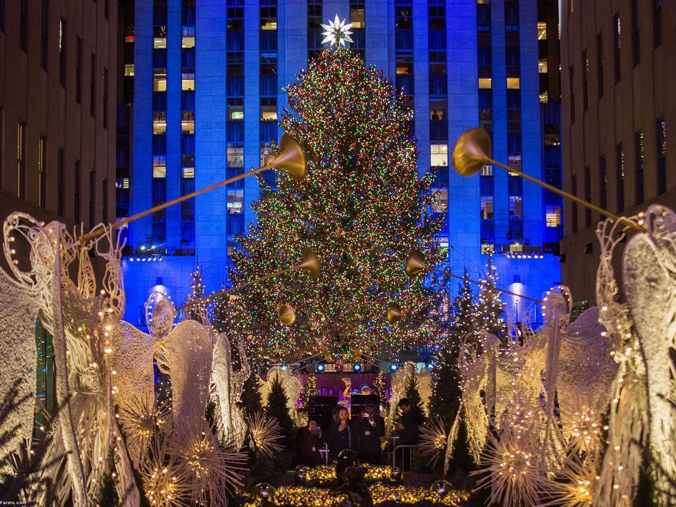 درخت کریسمس در نیویورک 