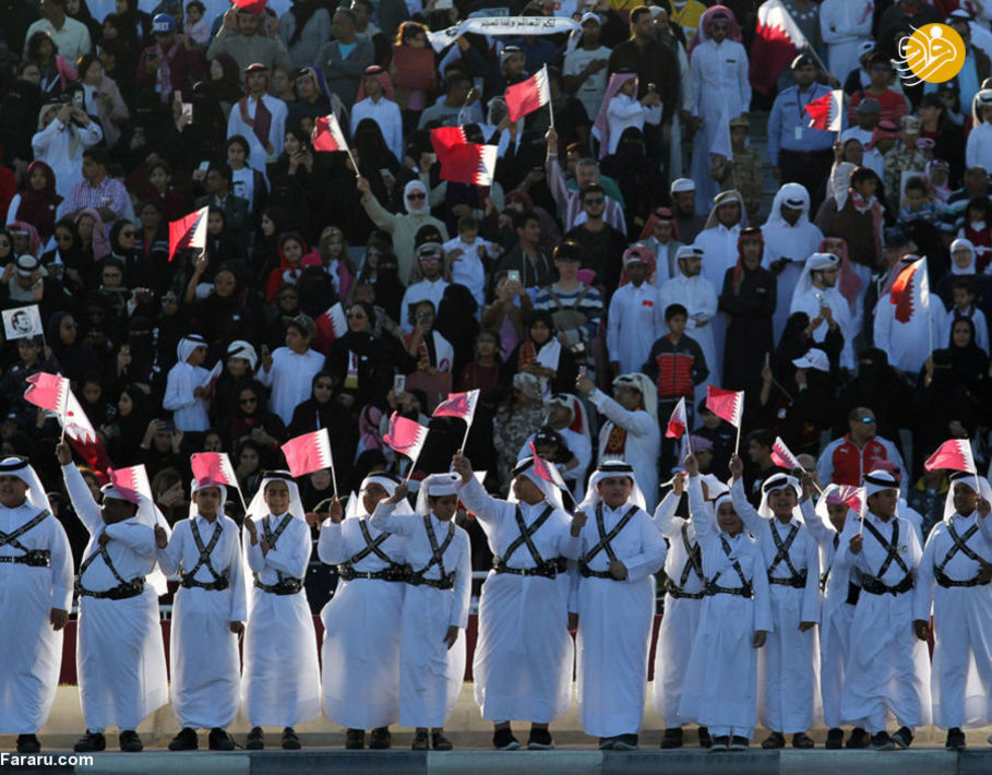 (تصاویر) جای خالی عربستان در جشن ملی قطر