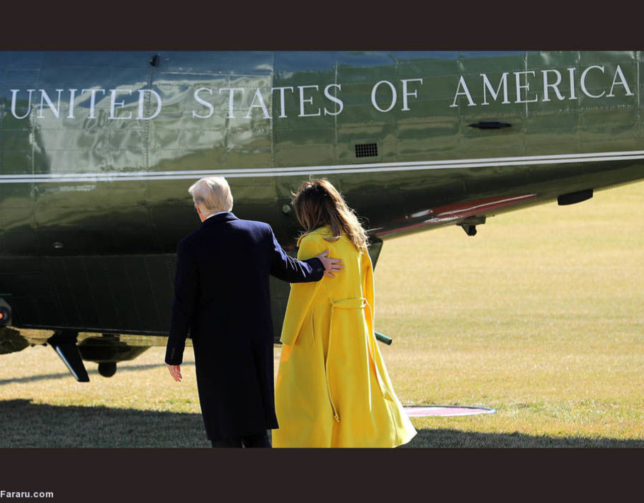 عکسهای جدید ملانیا ترامپ و همسرش پس از شایعه جدایی