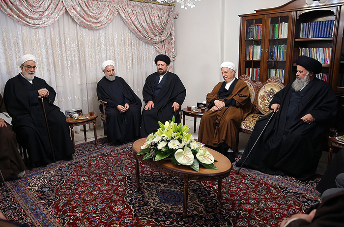 (تصاویر) مسئولان و مقامات در منزل روحانی