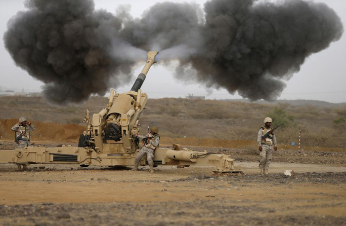 (تصاویر) نیروهای داوطلبان عربستان در مرز یمن