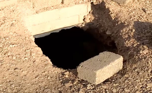 (تصاویر)کشف تونل مخفی داعش