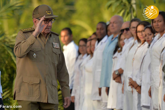 جشن انقلاب در آرامگاه کاسترو+تصاویر