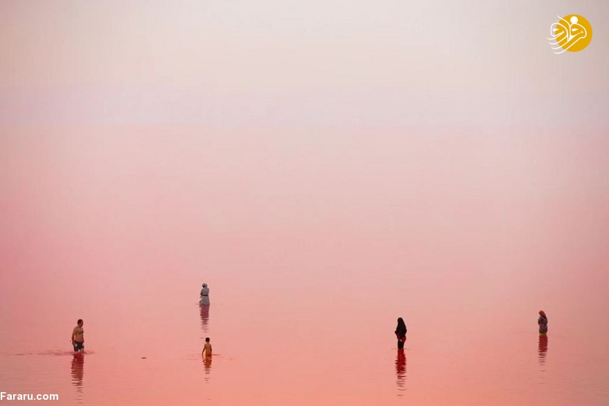 تصاویر شگفت‌انگیز از دریاچه ارومیه