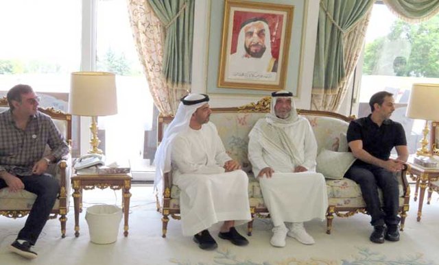 اولین حضور علنی حاکم امارات از پنج ماه قبل