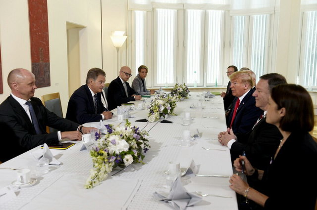 آغاز دیدار مهم ترامپ و پوتین در هلسینکی