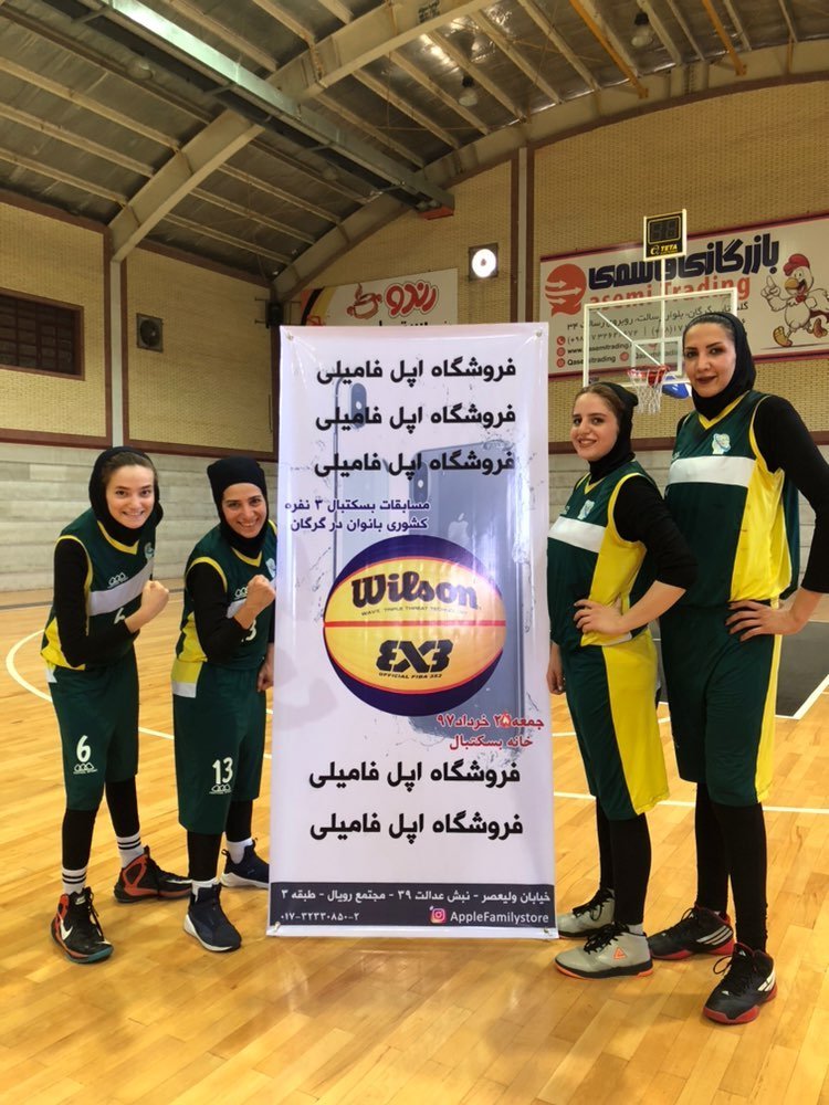 (تصاویر) قد بلندترین دختر ایرانی مسابقات بسکتبال