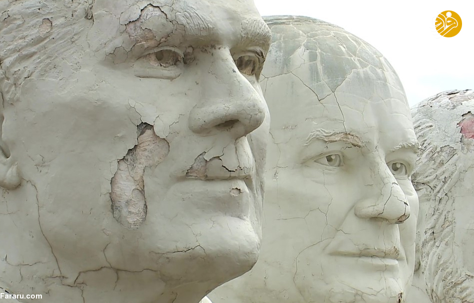 مجسمه‌های متروک رؤسای جمهور آمریکا+تصاویر