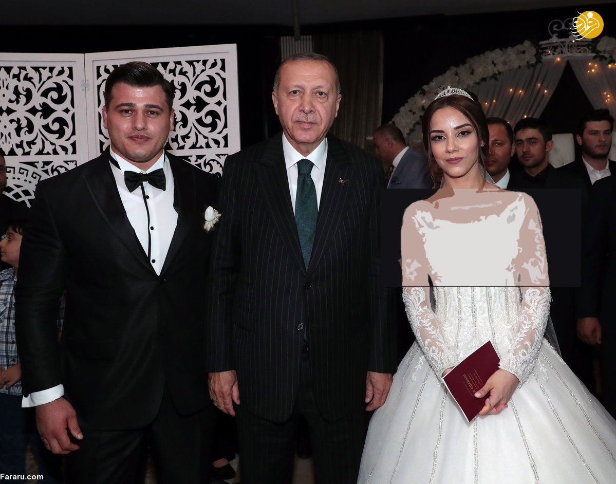 (تصاویر) اردوغان در مراسم عروسی رضا کایالپ کشتی‌گیر نامدار ترکیه