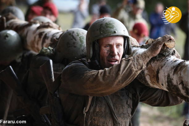 (تصاویر) مبارزه کماندوهای روس بر سر یک کلاه در جهنم