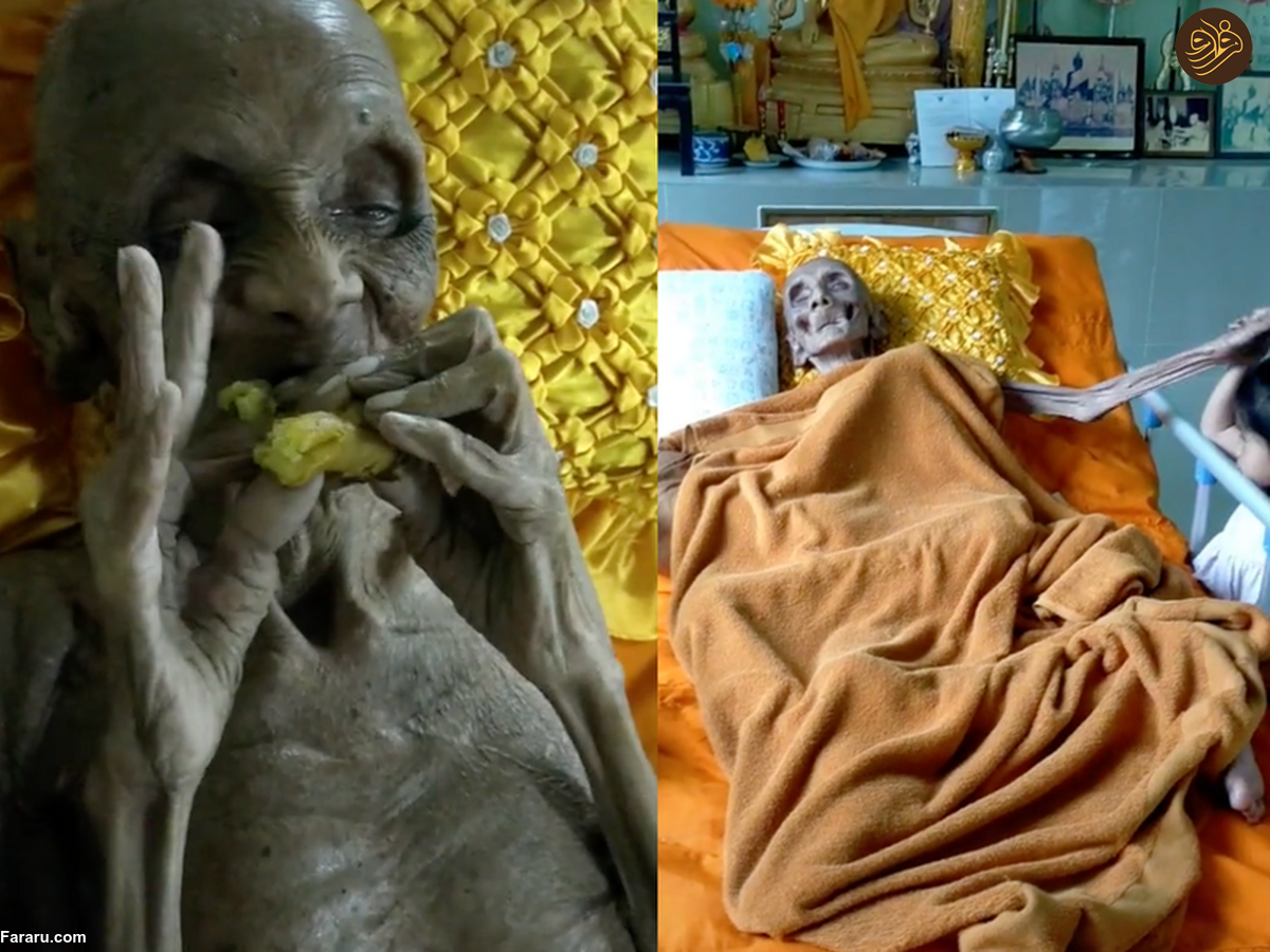 وضعیت خاص یک راهب بودایی در ۱۰۹ سالگی