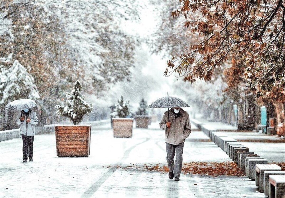 بارش برف و باران در تهران؛ کاهش دما از فردا