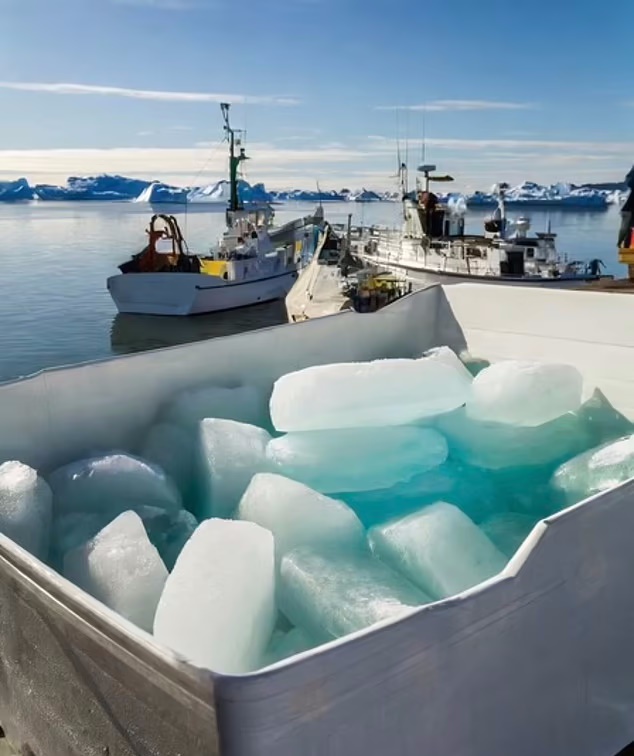 ارسال یخ‌های ۱۰۰،۰۰۰ ساله از گرینلند به کافه‌های امارات