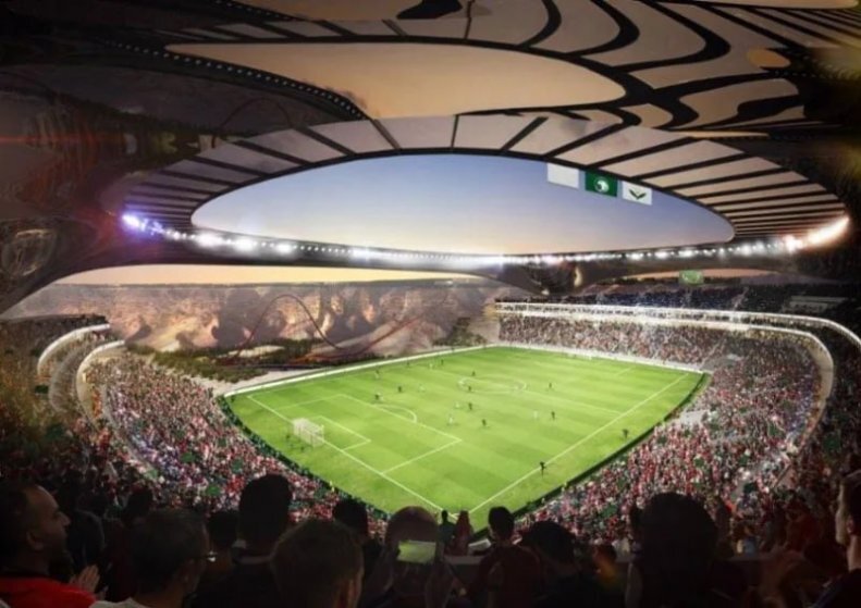 (عکس) عجیب‌ترین استادیوم دنیا طراحی شد