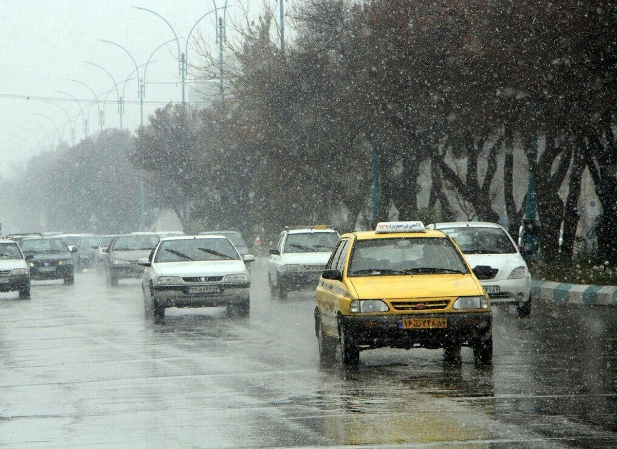 هشدار بارش برف و باران / هوا سردتر می‌شود