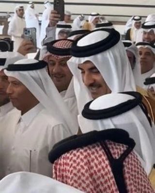 (تصاویر) سفیر ایران در عروسی پسر شیخ قطری