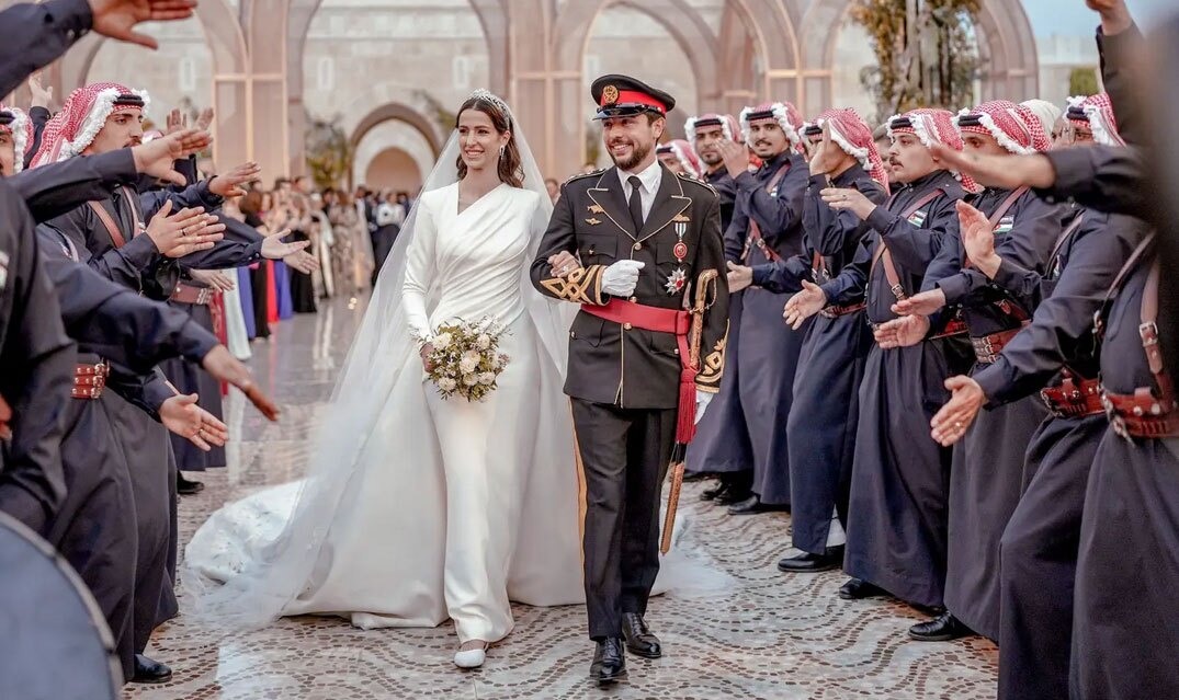 (عکس) دختر ترامپ در عروسی ولیعهد اردن