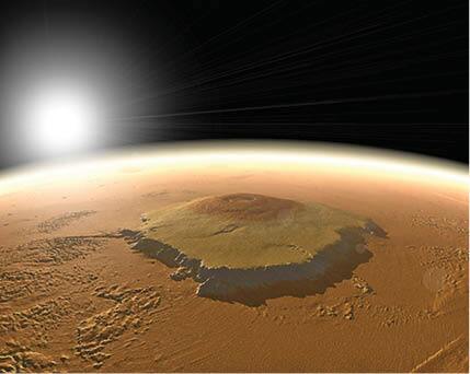 (تصاویر) ۷ مکان گردشگری در مریخ!