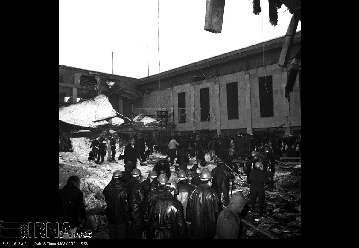 ریزش ساختمان فرودگاه مهرآباد بر سر مسافران سال ۱۳۵۳/ عکس