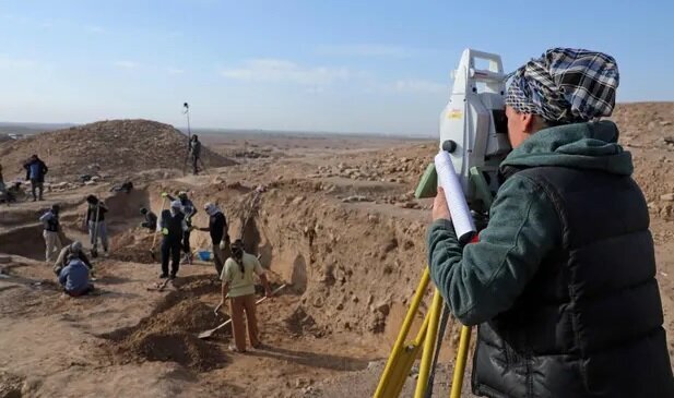تصاویری از کشف کاخ ۴۵۰۰ساله در عراق