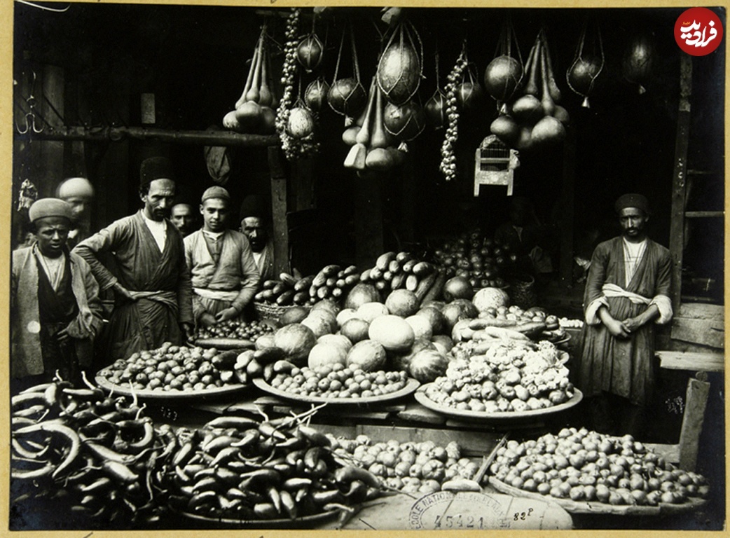 عکس‌های باورنکردنی از بازار تهران در زمان قاجار