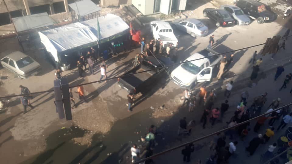 (ویدئو) دو انفجار شدید منطقه زینبیه دمشق را لرزاند