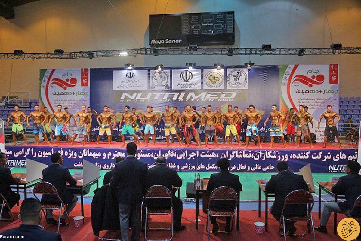 اقدام زشت ورزشکار پرورش اندام ایران نسبت به شهدا