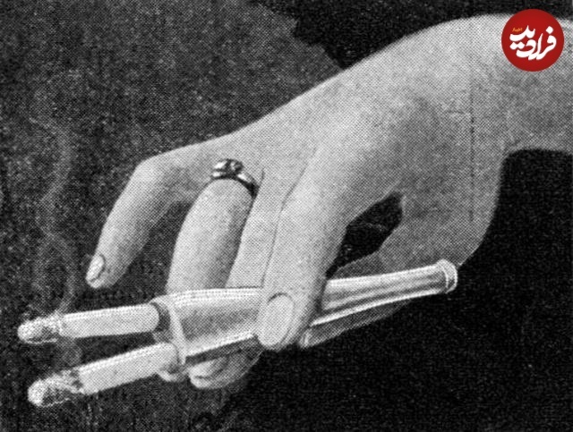 (تصاویر) وسایل عجیب و مضحکی که برای سیگار کشیدن اختراع شدند!