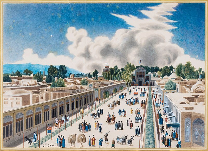 نقاش بنا‌های دوران قاجار که بود؟ | باب‌همایون ۱۵۰سال پیش را ببینید