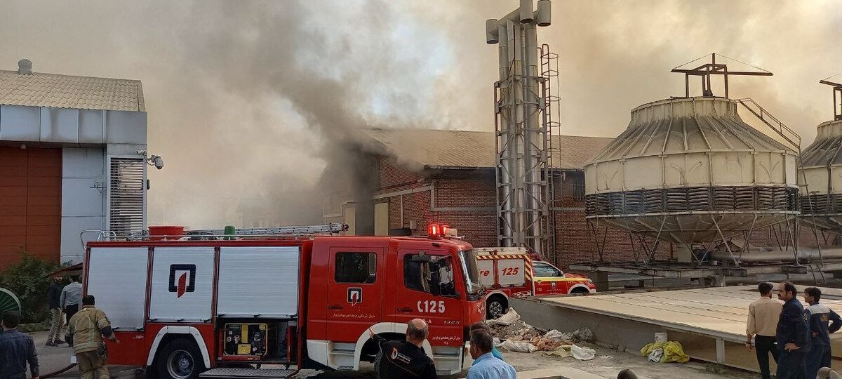 آتش‌سوزی در انبار سازمان هواپیمایی کشوری مستقر در محوطه شرکت فرودگاه‌ها