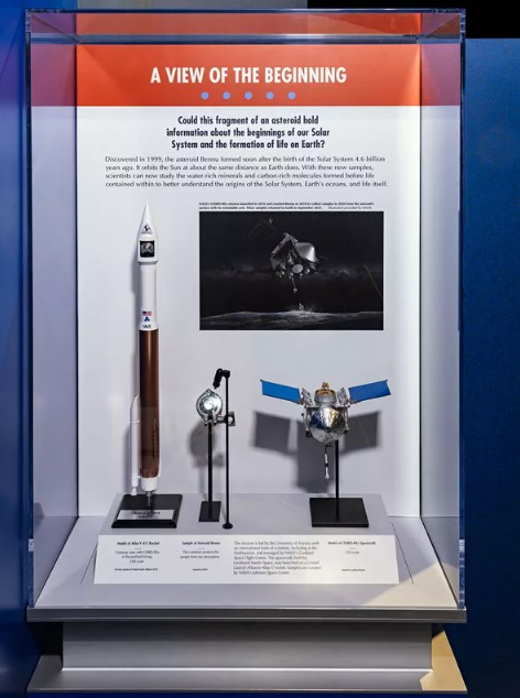 نمونه سنگ سیارک «بنو» از مأموریت اسیریس-رکس برای عموم به نمایش گذاشته شد