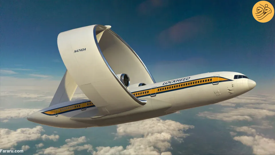 هواپیمای باورنکردنی آینده‌نگر با بال حلقه‌ای