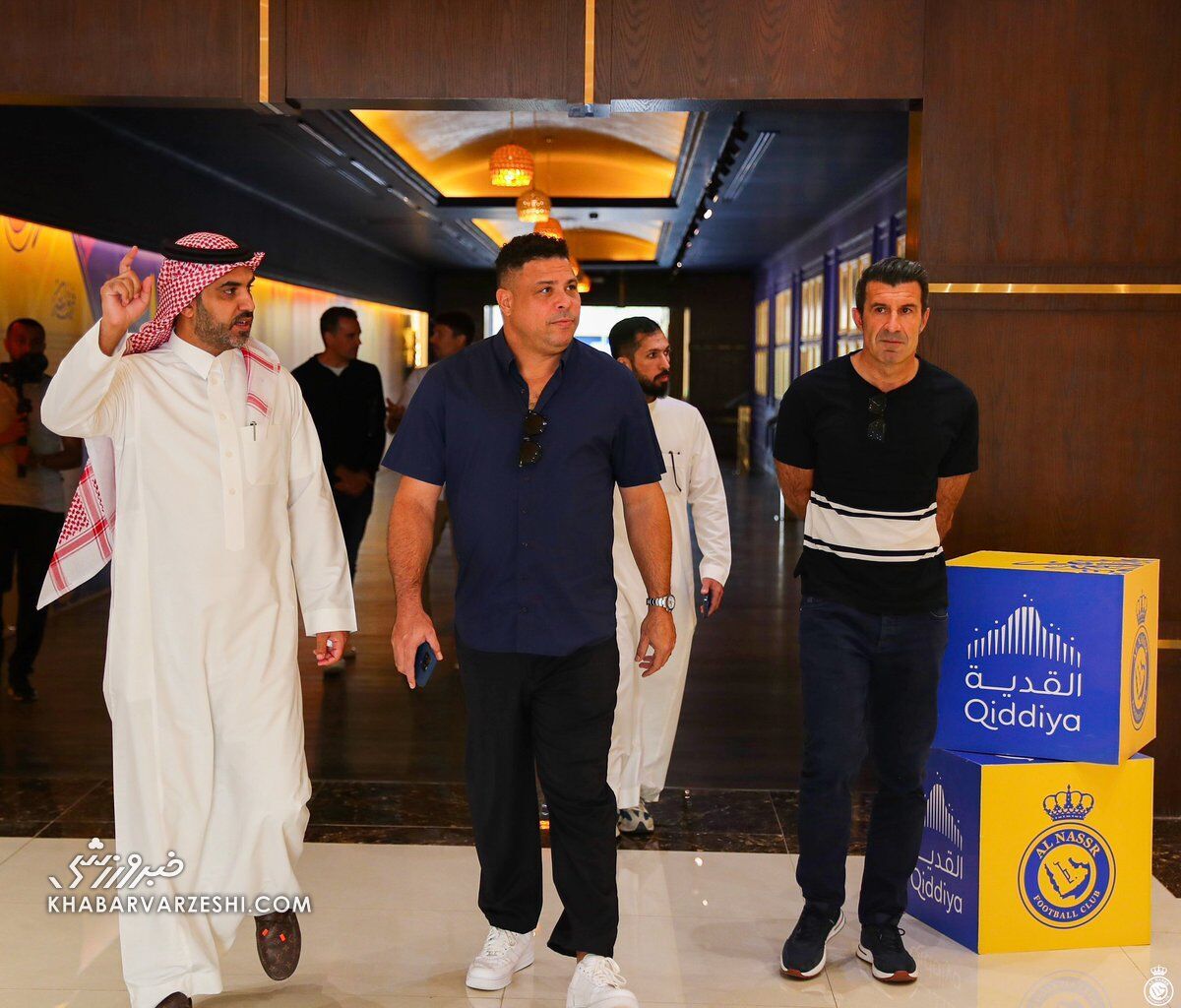 (عکس) ملاقات گرم دو رونالدو در مراسم پرستاره عربستانی‌ها