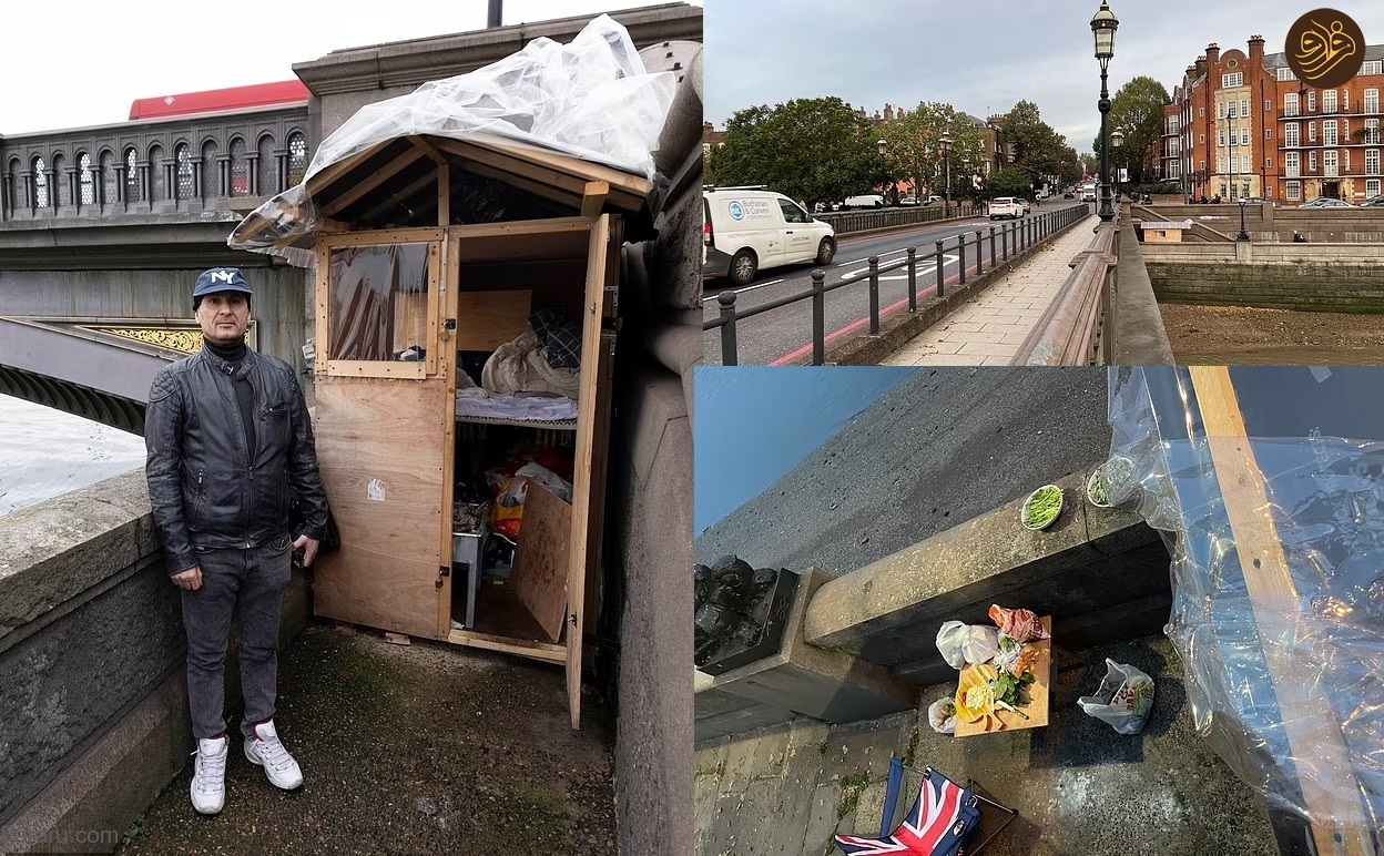  آلونک پناهجوی ایرانی در لوکس‌ترین نقطه لندن