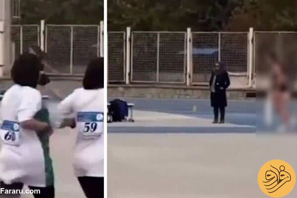 (عکس) پوشش جنجالی زنان خارجی در مسابقات تهران