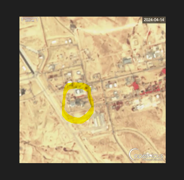 اولین تصاویر ماهواره از خسارت به پایگاه نواتیم در پاسخ ایران