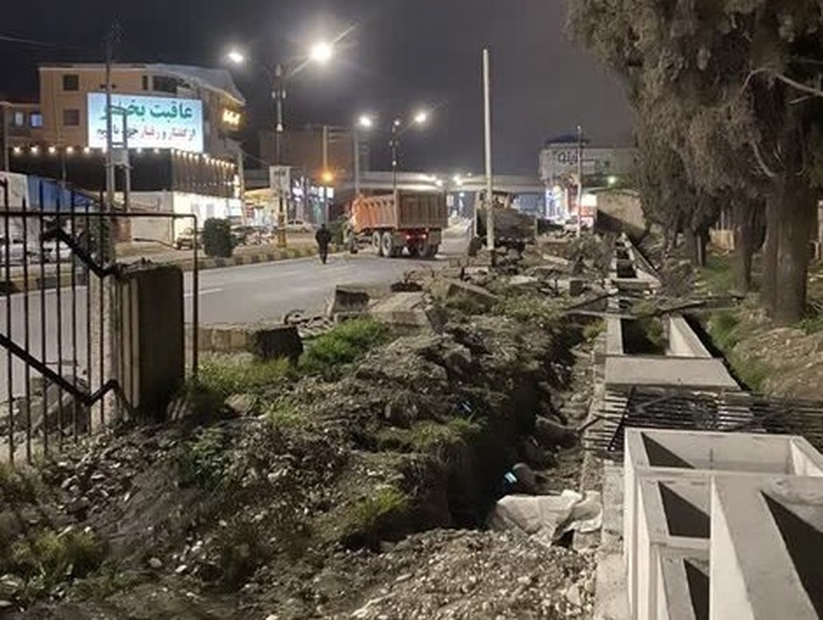 تخریب شبانه دیوار باغ گیاه‌شناسی نوشهر توسط شهرداری
