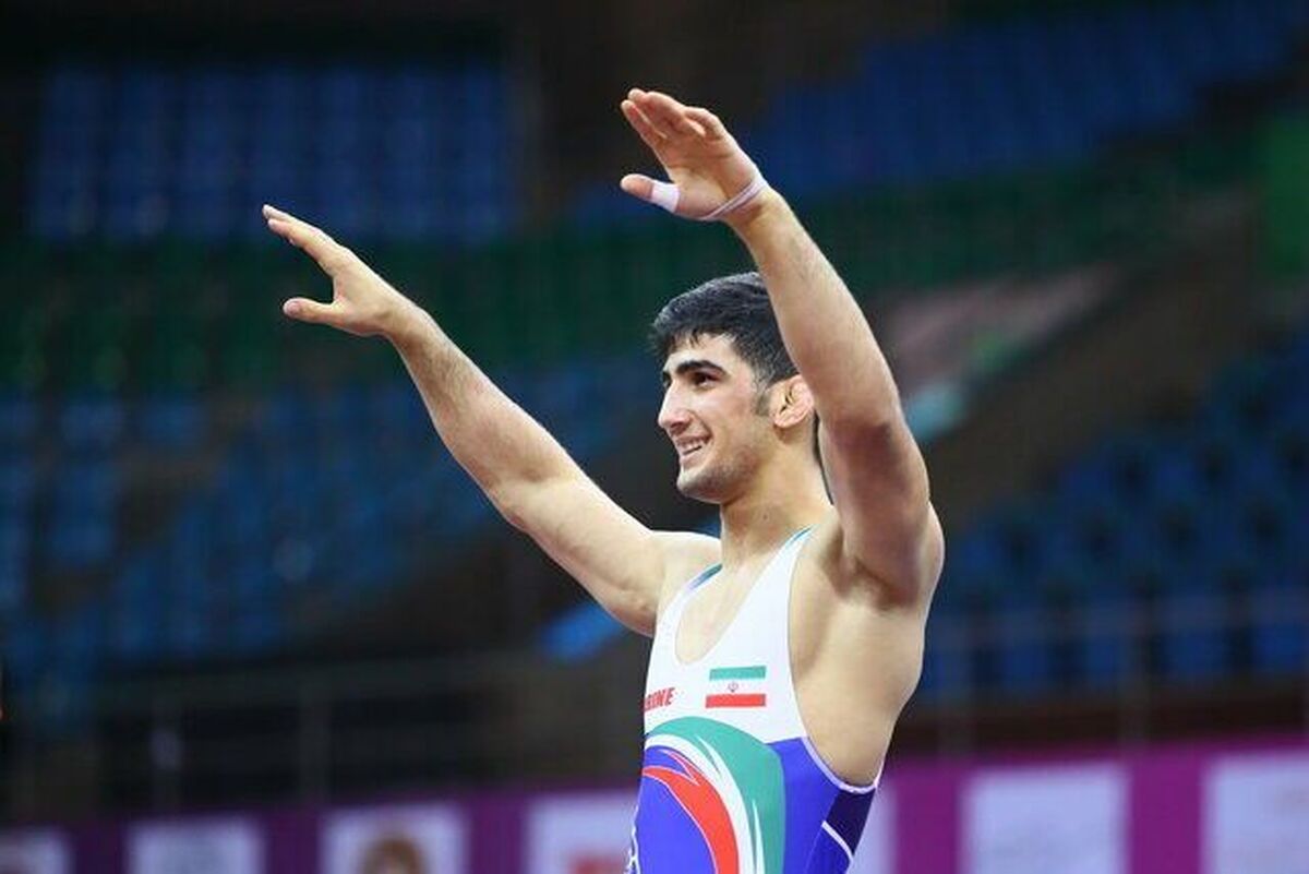امین کاویانی نژاد پنجمین المپیکی کشتی فرنگی ایران