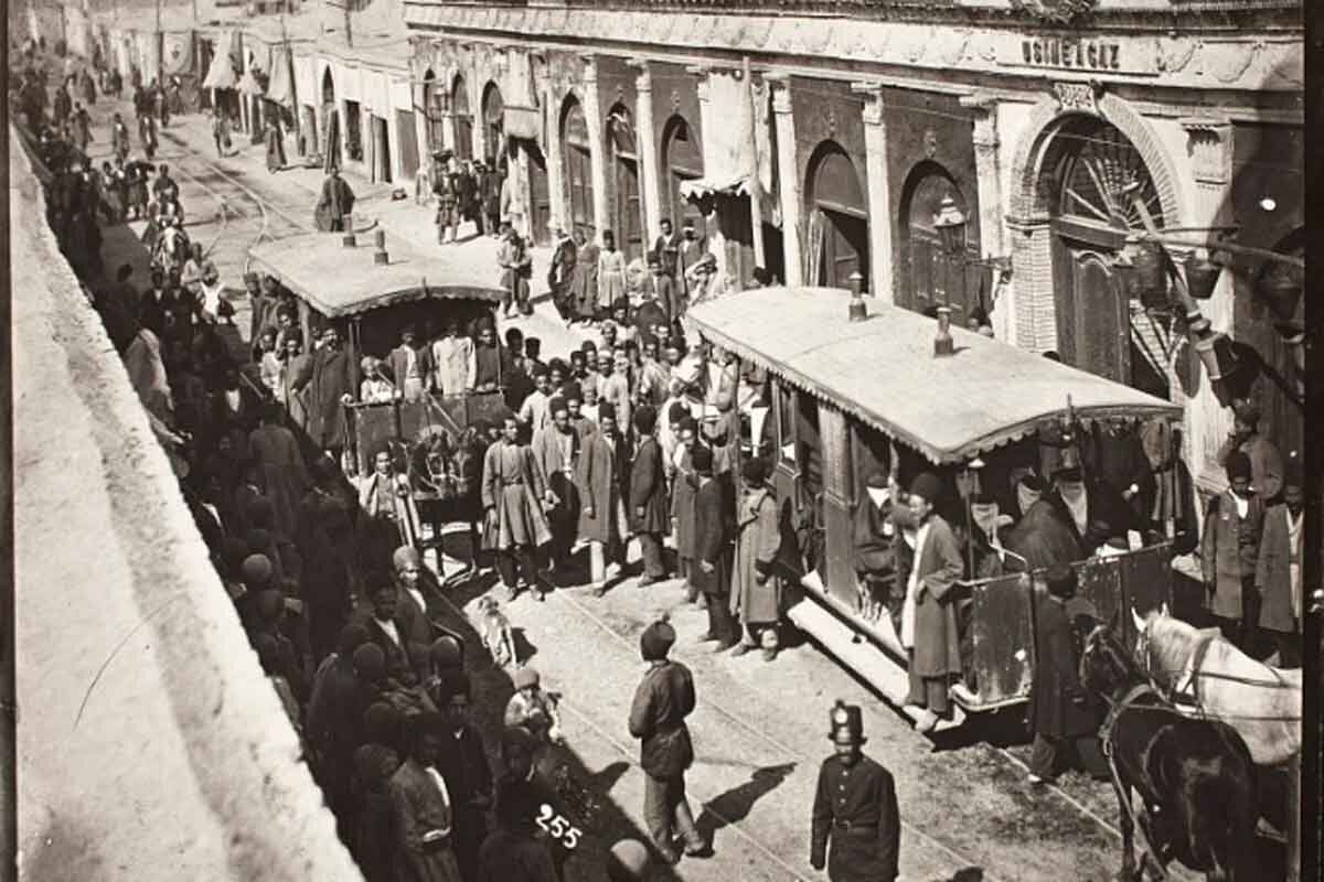 حمل و نقل عمومی در تهران 100 سال قبل این شکلی بود