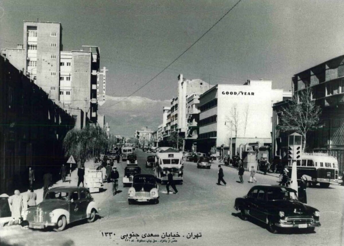 تصویر جالب از خیابان فلسطین 77 سال قبل