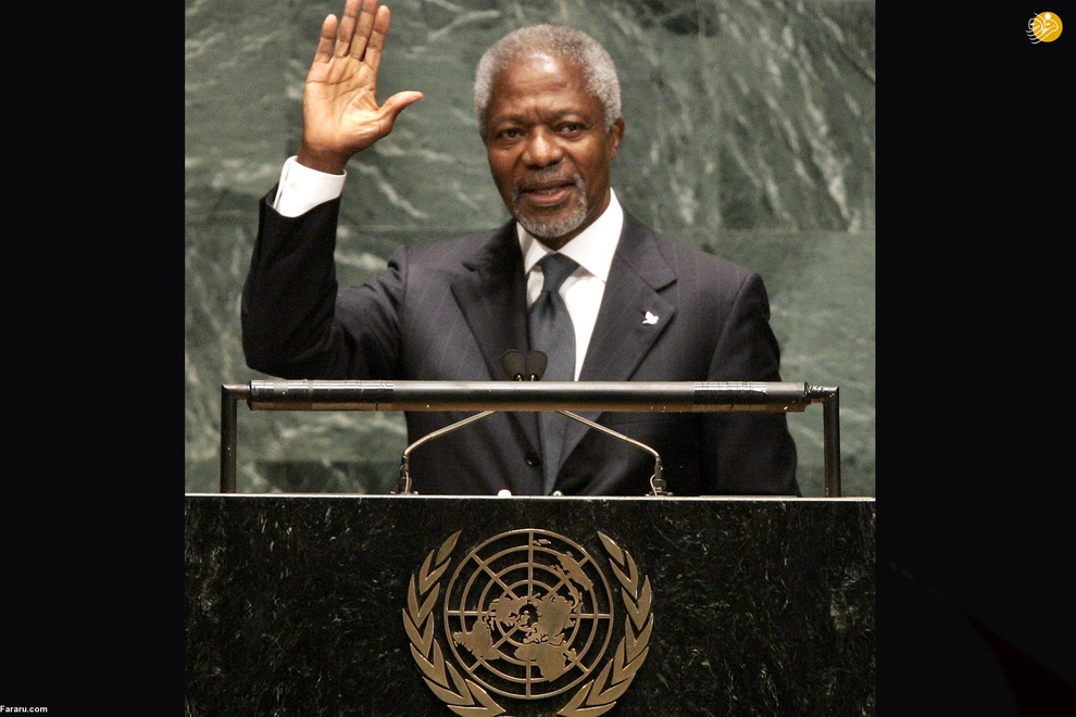 سخنرانی کوفی عنان در مجمع عمومی سازمان ملل. (2006)