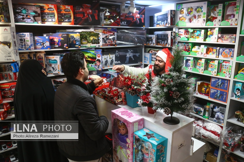 تصاویری از خرید سال نو میلادی در تهران