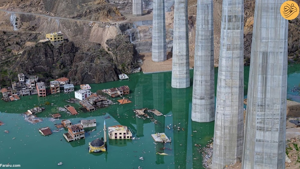 یک شهر در ترکیه زیر آب رفت